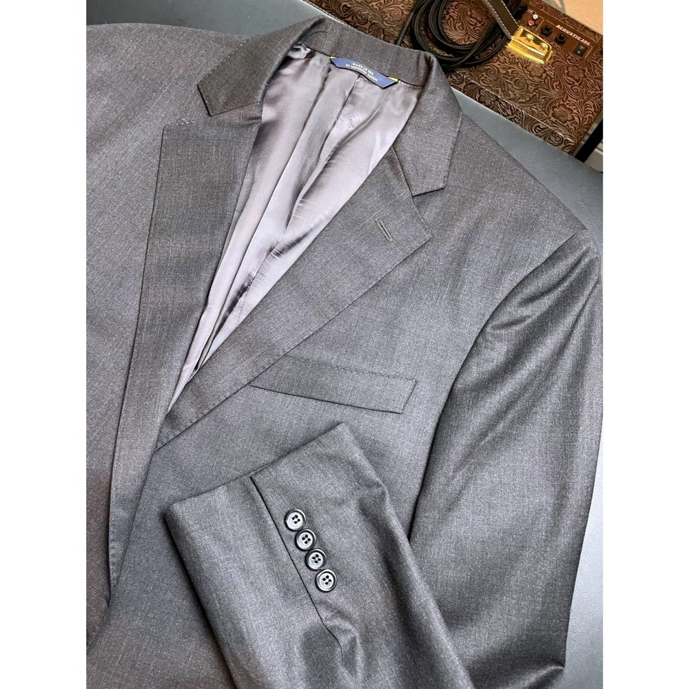Brooks Brothers 40L Dark Grey 1818 Regent Fit Wool Blazer SUPER SALE